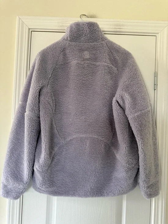 Lululemon Scuba Oversized Half Zip Fleece Pullover Lavender Purple - Picture 7 of 10